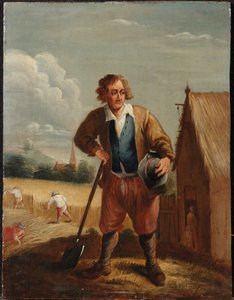 Una alegoría de los cuatro elementos: Tierra (óleo sobre tabla)