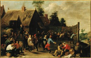 Fiesta de campesinos de David the Younger Teniers
