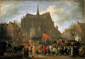 El juego del papegai en Bruselas de David Teniers the Younger