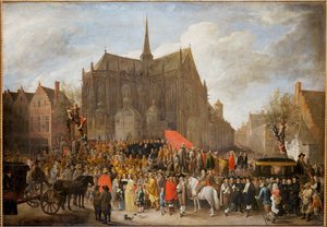 Concurso de tiro en Bruselas de David the Younger Teniers