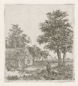 Cazador en un paisaje de David van der Kellen