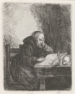 monje leyendo de David van der Kellen
