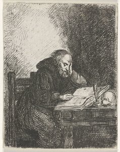 monje leyendo de David van der Kellen