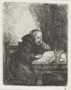 monje leyendo de David van der Kellen