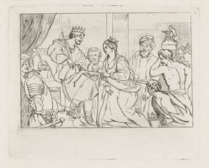 Salomón y la reina de Saba de David van der Kellen