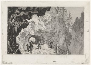 Pasaje en las rocas