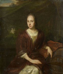 Retrato de Margaretha Nelis (1652-17050, segunda esposa de Casparus Commelin