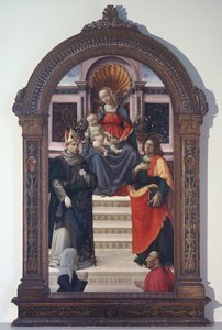 La Virgen y el Niño con San Luis de Tolosa, Juan Evangelista y los donantes