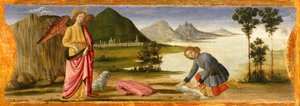 Tobías y el Ángel, ca. 1479 de Davide Ghirlandaio