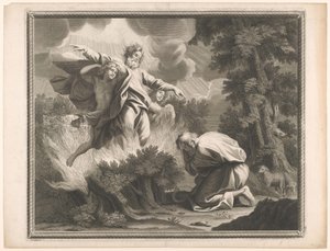 Mozes y tiene arbusto de zarza ardiente de De Vernesson (II)
