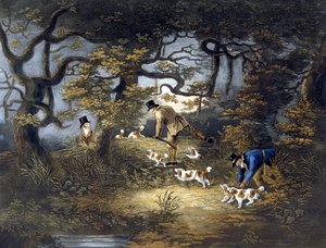 Disparo, placa 1, grabado por R.G. Reeve de Dean Snr. (after) Wolstenholme