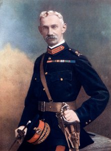Mayor General G Barton, comandante de la 6ª Brigada de Infantería, 1902 de Debenham and Smith