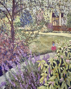 Hada de las flores, 2019 (acrílico sobre lienzo) de Deborah Eve Alastra