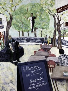 Montmartre, 2017 (acrílico sobre lienzo) de Deborah Eve Alastra