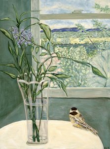 Vista desde el interior, 2019 (acrílico sobre lienzo) de Deborah Eve Alastra