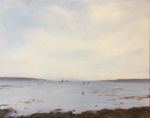 Calma, 2021 (óleo sobre lienzo) de Deborah Stevenson