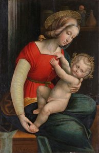 La Virgen con el Niño de Defendente Ferrari