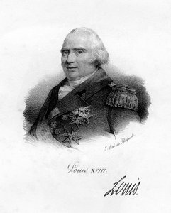 Luis XVIII, Rey de Francia, siglo XIX
