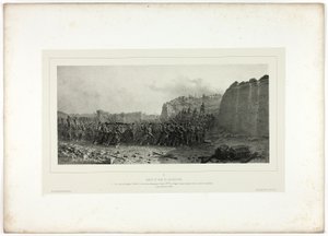Asalto y captura del bastión no. 6, de Souvenirs d’Italie: Expédition de Rome de Denis Auguste Marie Raffet
