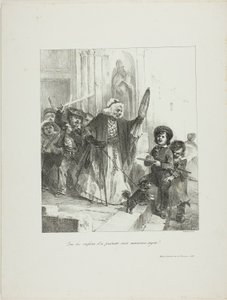 Los niños de hoy en día son muy malos. de Denis Auguste Marie Raffet