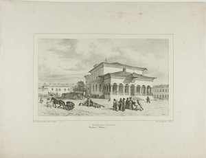 Iglesia de San Jorge, Bucarest, Valaquia, 13 de julio de 1837 de Denis Auguste Marie Raffet