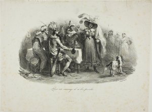 Se comporta como un salvaje de Denis Auguste Marie Raffet