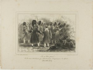 ¡No voy a disparar! Si la causa fuera buena, no habría dinero para defenderla. 28 de julio de 1830