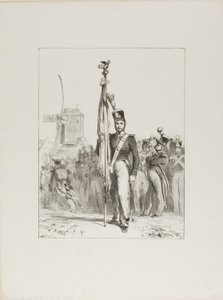 Infantería Ligera, Portaestandarte de Denis Auguste Marie Raffet