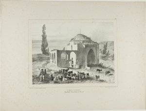 Tumba de Mariah, Bachtcheh-Seraï, Crimea, 21 de agosto de 1837 de Denis Auguste Marie Raffet