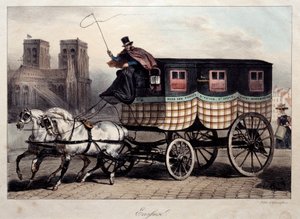 Transporte parisino: ómnibus conocido como el Escocés