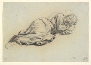 figura reclinada de Denis Auguste Marie Raffet