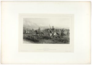 Reconocimiento, de Souvenirs d’Italie: Expedición de Roma de Denis Auguste Marie Raffet