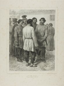 Campesinos rusos de Denis Auguste Marie Raffet