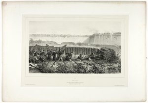 Sapping en pleno apogeo, de Souvenirs d’Italie: Expédition de Rome de Denis Auguste Marie Raffet