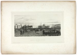 El Ejército Francés Desembarcando en Civita-Vecchia, 25 de abril de 1849, de Souvenirs d’Italie: Expédition de Rome de Denis Auguste Marie Raffet