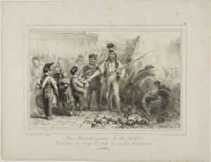 Los Municioneros del 28 de julio de Denis Auguste Marie Raffet