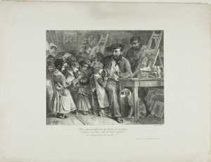 Tú que has hecho retratos de nuestros padres... ¿los harías de sus hijos de Denis Auguste Marie Raffet
