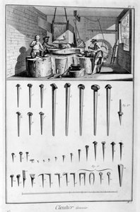 Herrero de clavos, 1751-1777 de Denis Diderot