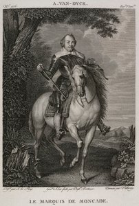 Denis-Sébastien Leroy, Antoine-Claude-François Villerey y Jean Duplessis-Bertaux - El marqués de Moncade, según Antoine van Dyck - 1802-1815 de Denis Sebastien Leroy