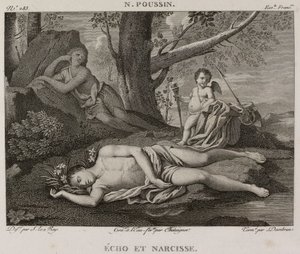 Denis-Sébastien Leroy, Chataigner y Dambrun - Eco y Narciso, según Nicolas Poussin - 1802-1815