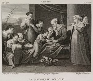 Denis-Sébastien Leroy, Chataigner y Dambrun - La maestra, según Giuseppe Crespi - 1802-1815