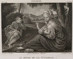 Denis-Sébastien Leroy, Chataigner y Dennel - El descanso de la Sagrada Familia, según Il Pesarese - 1802-1815