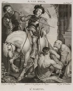 Denis-Sébastien Leroy, El Rojo y Dambrun - San Martín, según Antoine van Dyck - 1802-1815 de Denis Sebastien Leroy