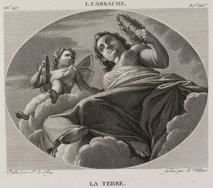 Denis-Sébastien Leroy et Le Villain - La Tierra, según Ludovico Carracci - 1802-1815 de Denis Sebastien Leroy