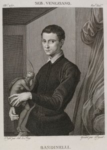 Denis-Sébastien Leroy et Pigeot - Bandinelli, antes atribuido a Sebastiano del Piombo, ahora atribuido a Bronzino - 1802-1815 de Denis Sebastien Leroy