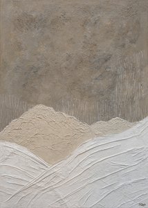 Paisaje montañoso con relieve de Denise Quah