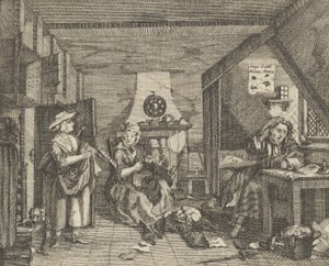 El poeta angustiado, ca. 1800 de Dent