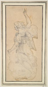 estudio de un ángel de Denys Calvaert