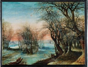 Paisaje de invierno ... de Denys van Alsloot