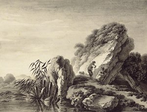 Escena de pastores en un paisaje meridional